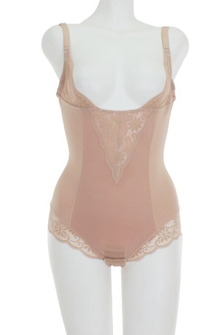 lace and mesh bodysuit shapewear