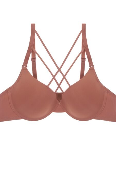 plunge cage front bra