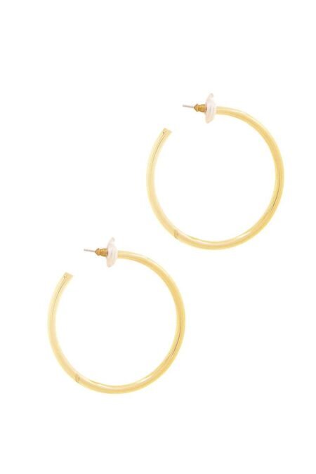 trendy fashion 2 inch open hoop earring