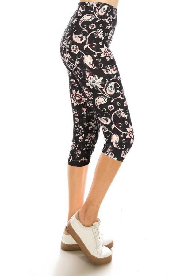 print capri leggings