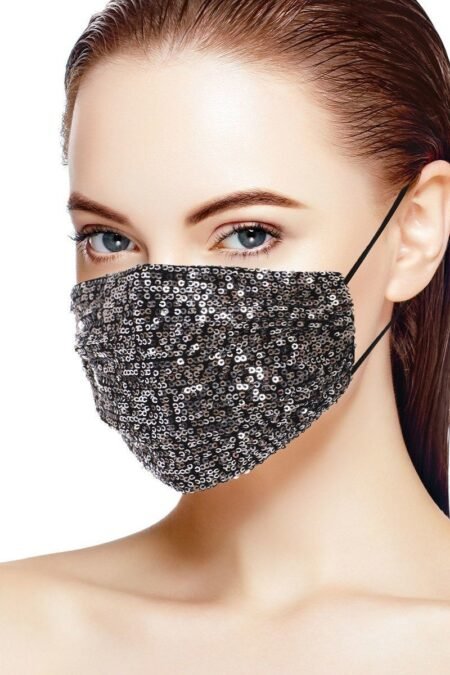 3d sequin fashion facemask