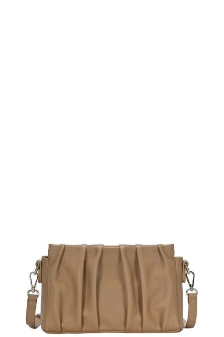 stylish smooth wrinkled crossbody bag