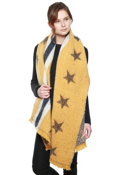 stars & stripe oversized scarf