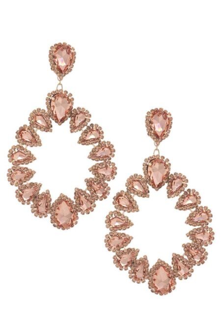 chunky teardrop dangle earring