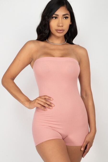 fitted tube romper