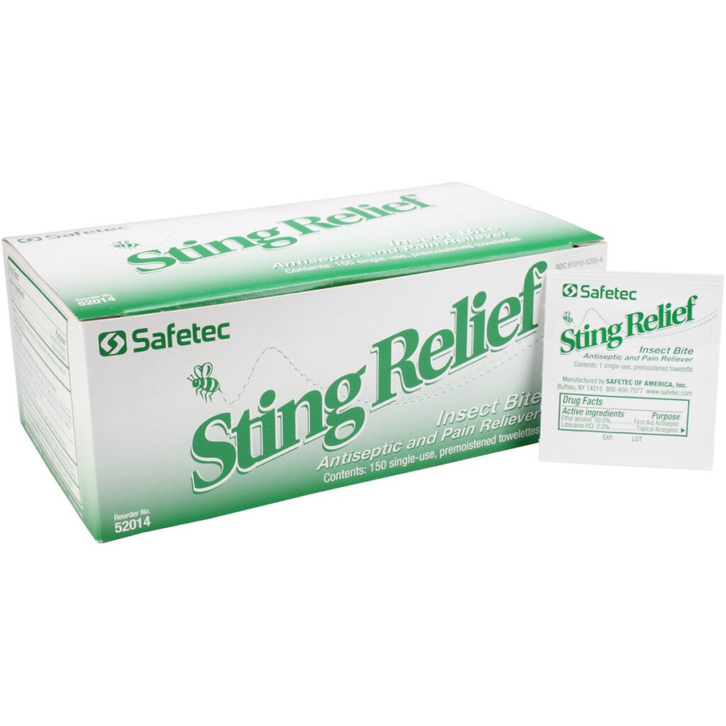 150 sting relief prep pads