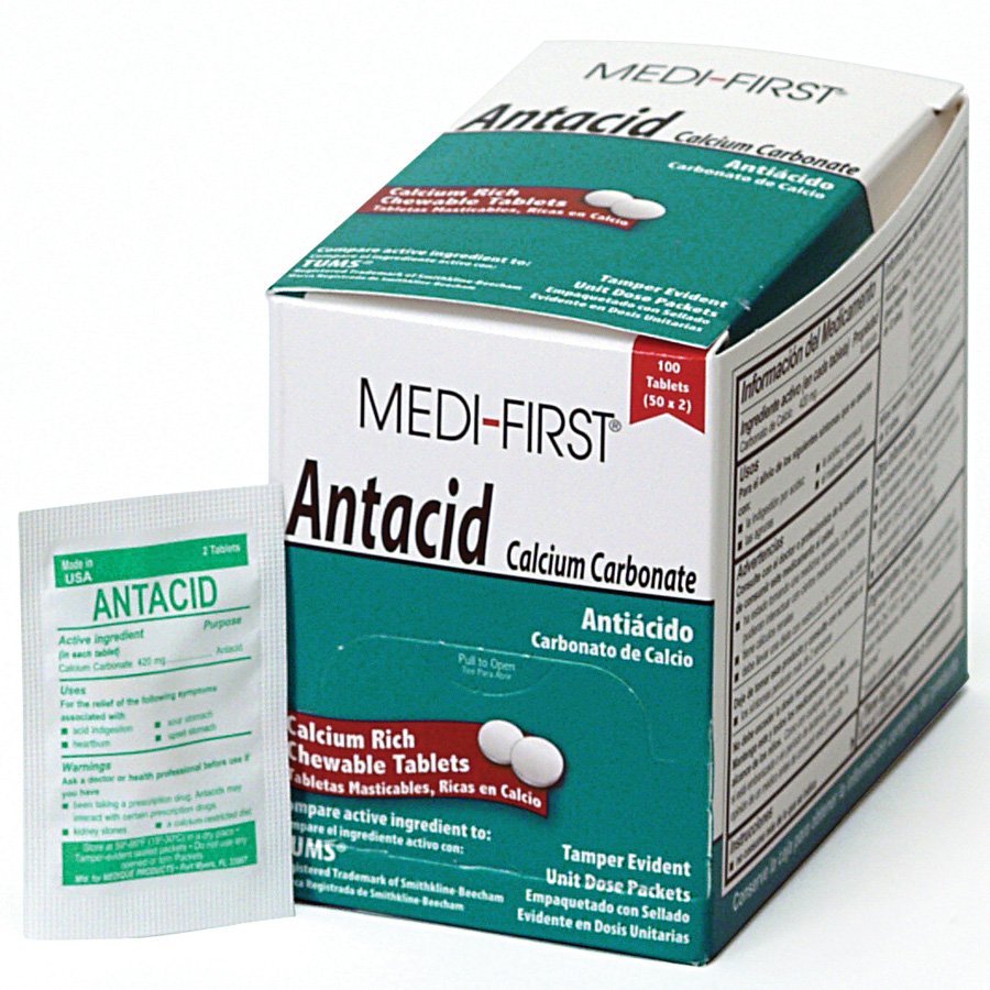 antacid, 100/box