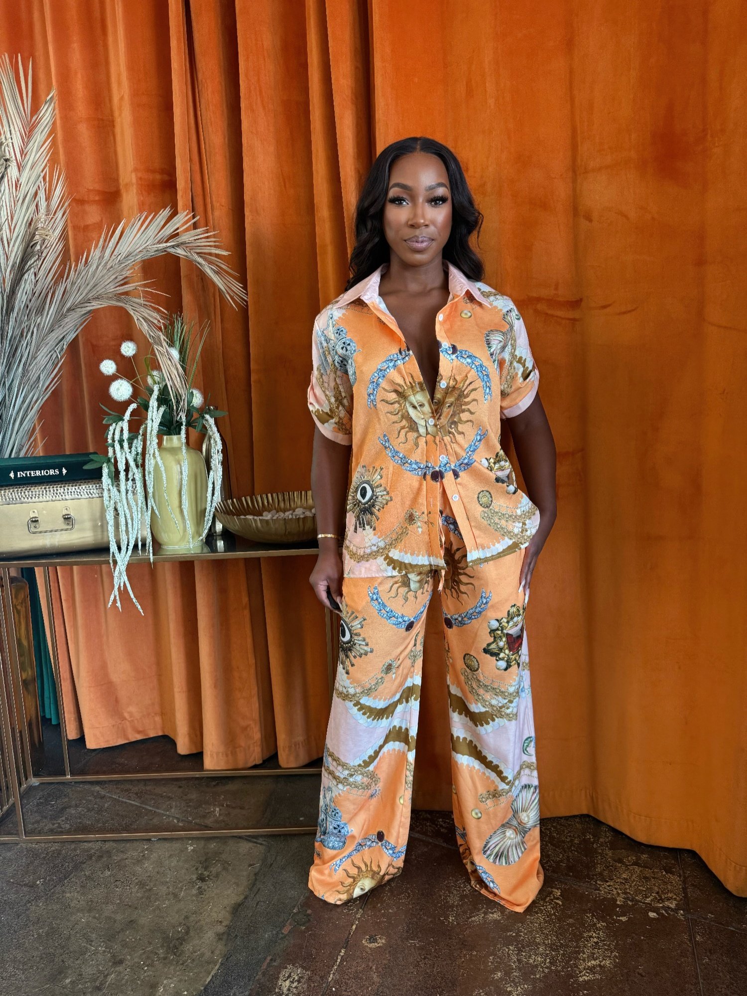 solar muse pants set