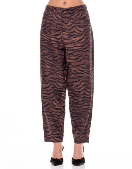 zebra print pants