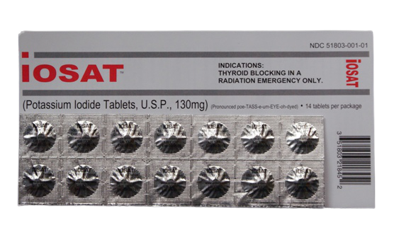 potassium iodide (iosat)