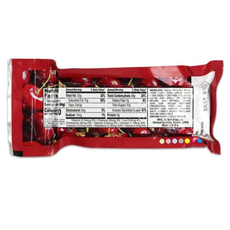 millennium energy bar (cherry), 400 calories