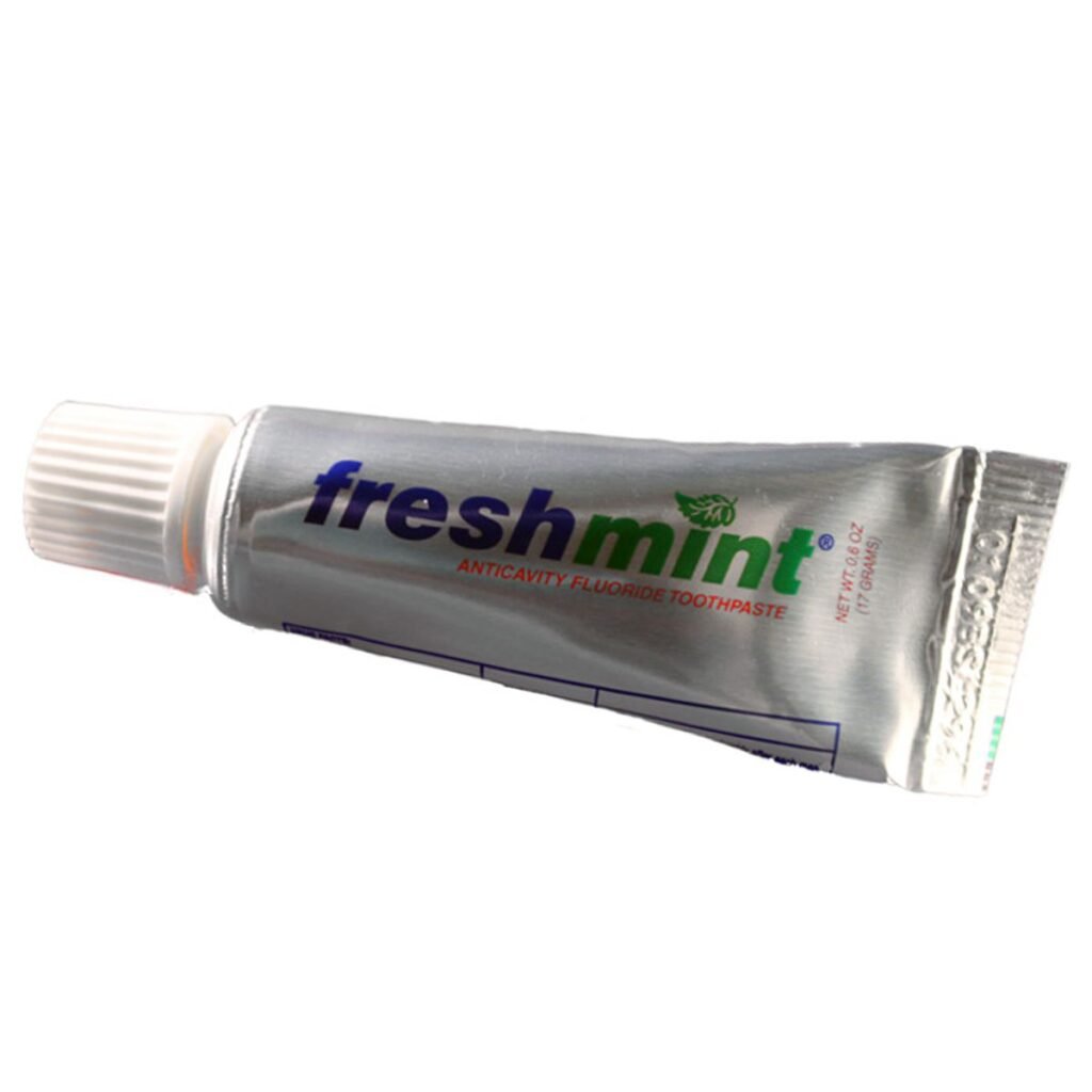 toothpaste, fluoride 0.6oz tube