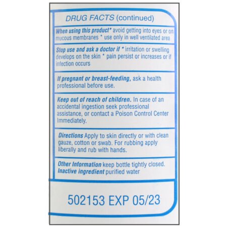 isopropyl alcohol, 70%, 32 oz. 1 each