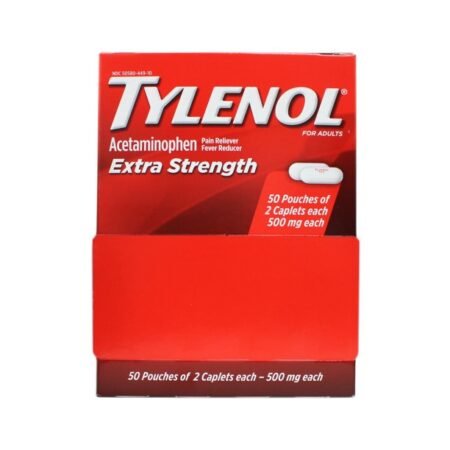 extra strength tylenol, 100/box