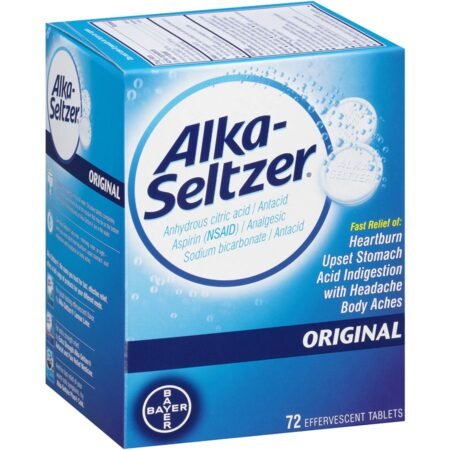 alka seltzer tablets 72 per box