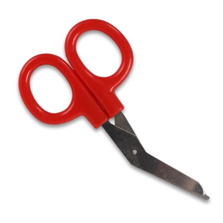 kit scissors, 4", angled blades, 1 ea.