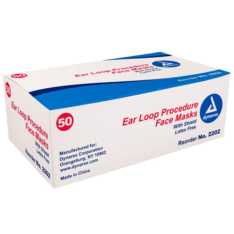eye cover with ear loop mask 50 per box