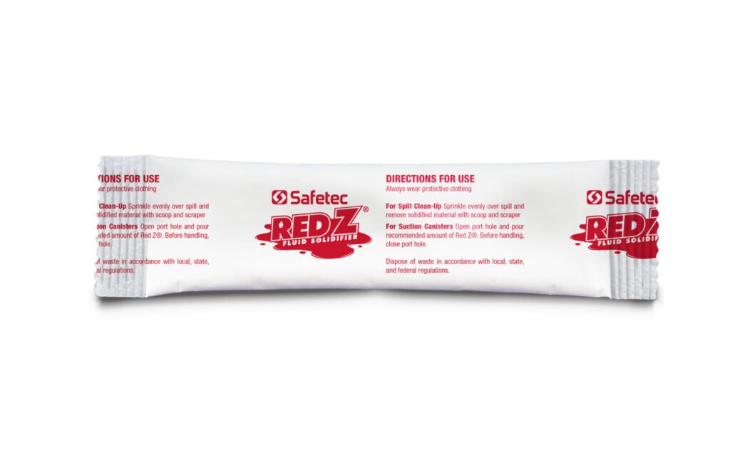 red z fluid control solidifier, 2 oz. pack