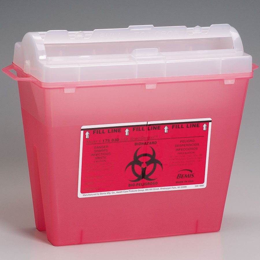 5 quart sharps container