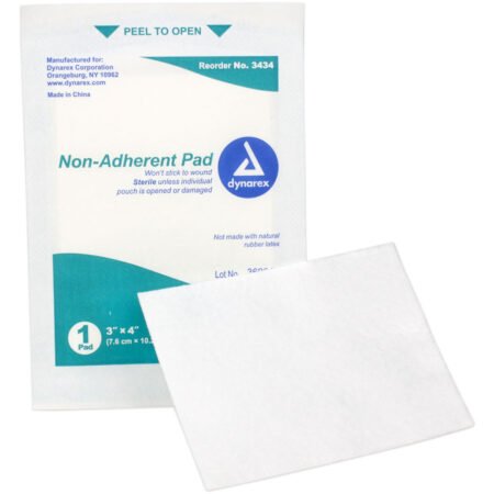 3"x4" non adherent pad, 50 per bag
