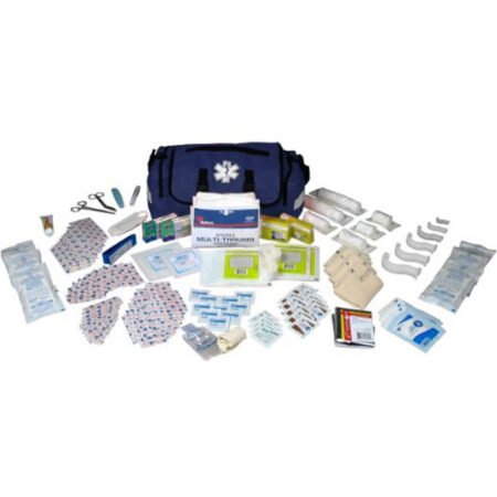 147 piece first responder kit (on call kit) blue