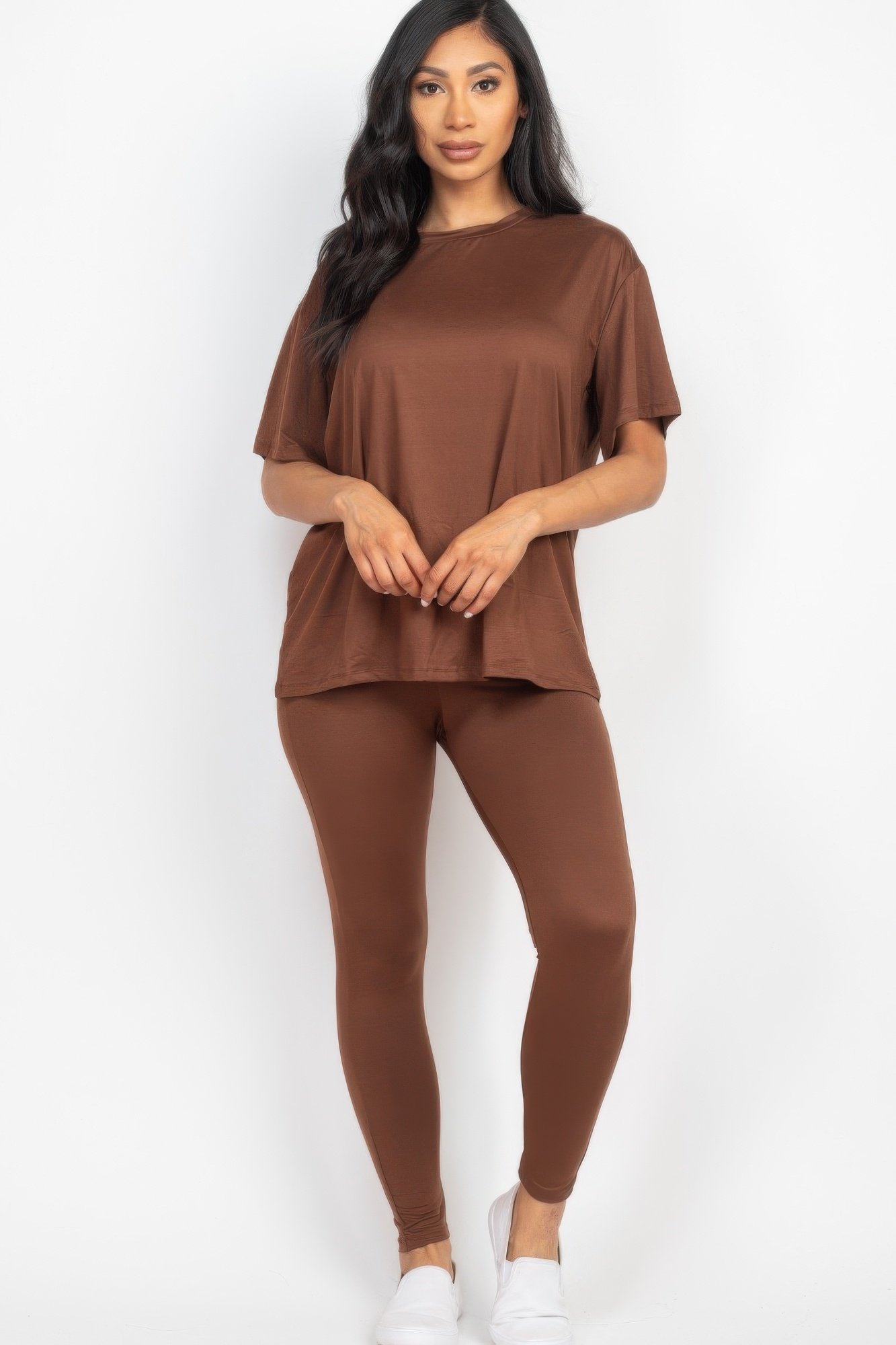 oversized t shirt & leggings set