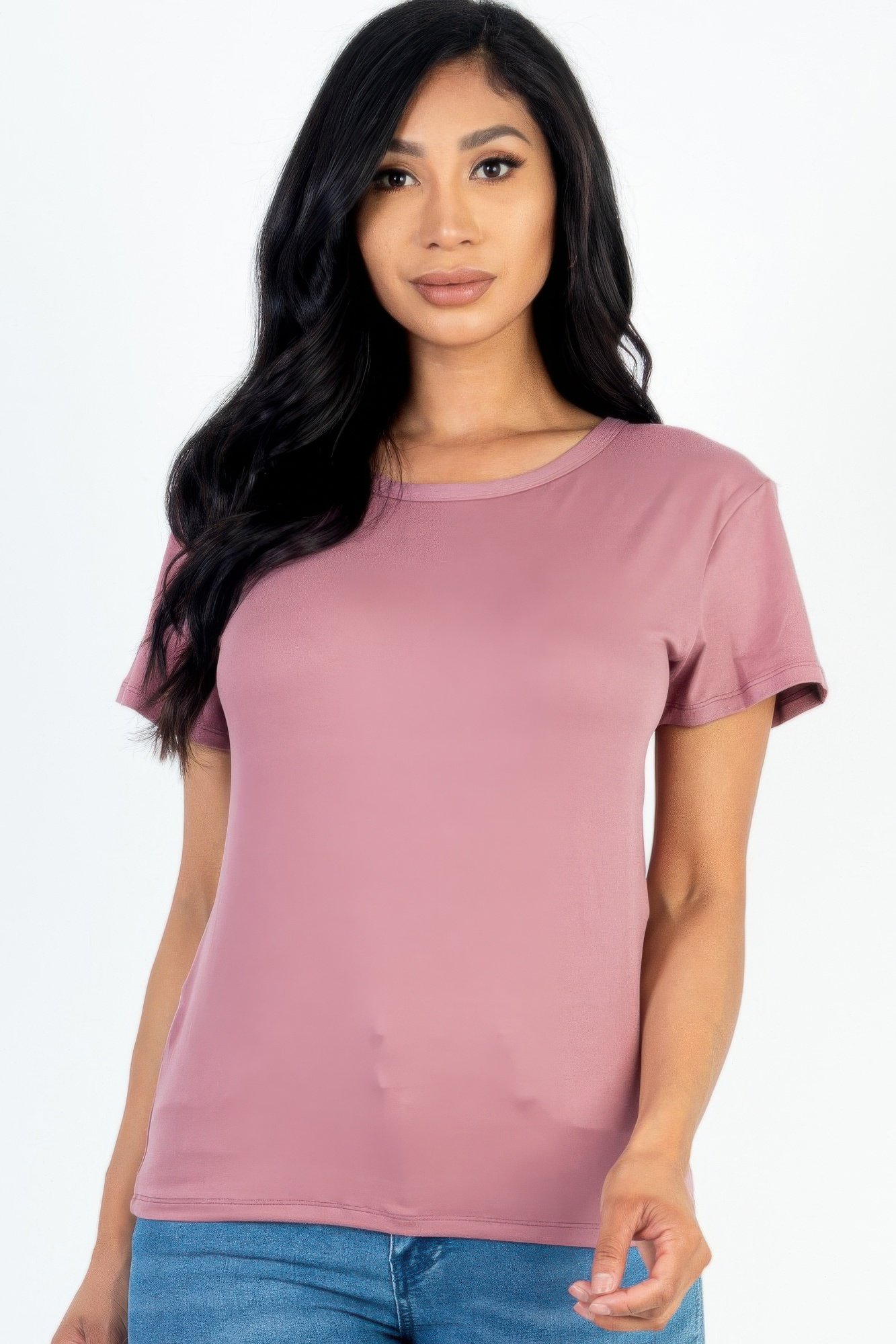basic short sleeve t shirt
