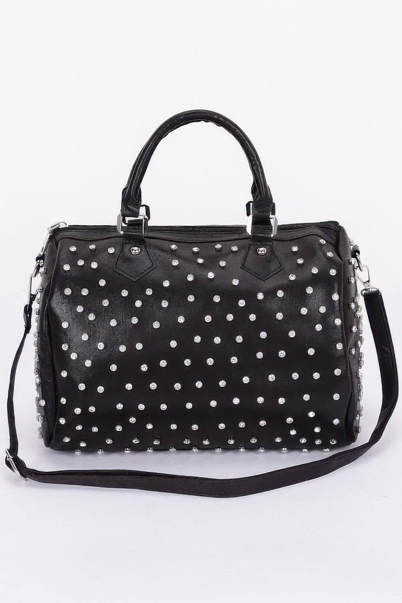 rhinestone studded bowling bag