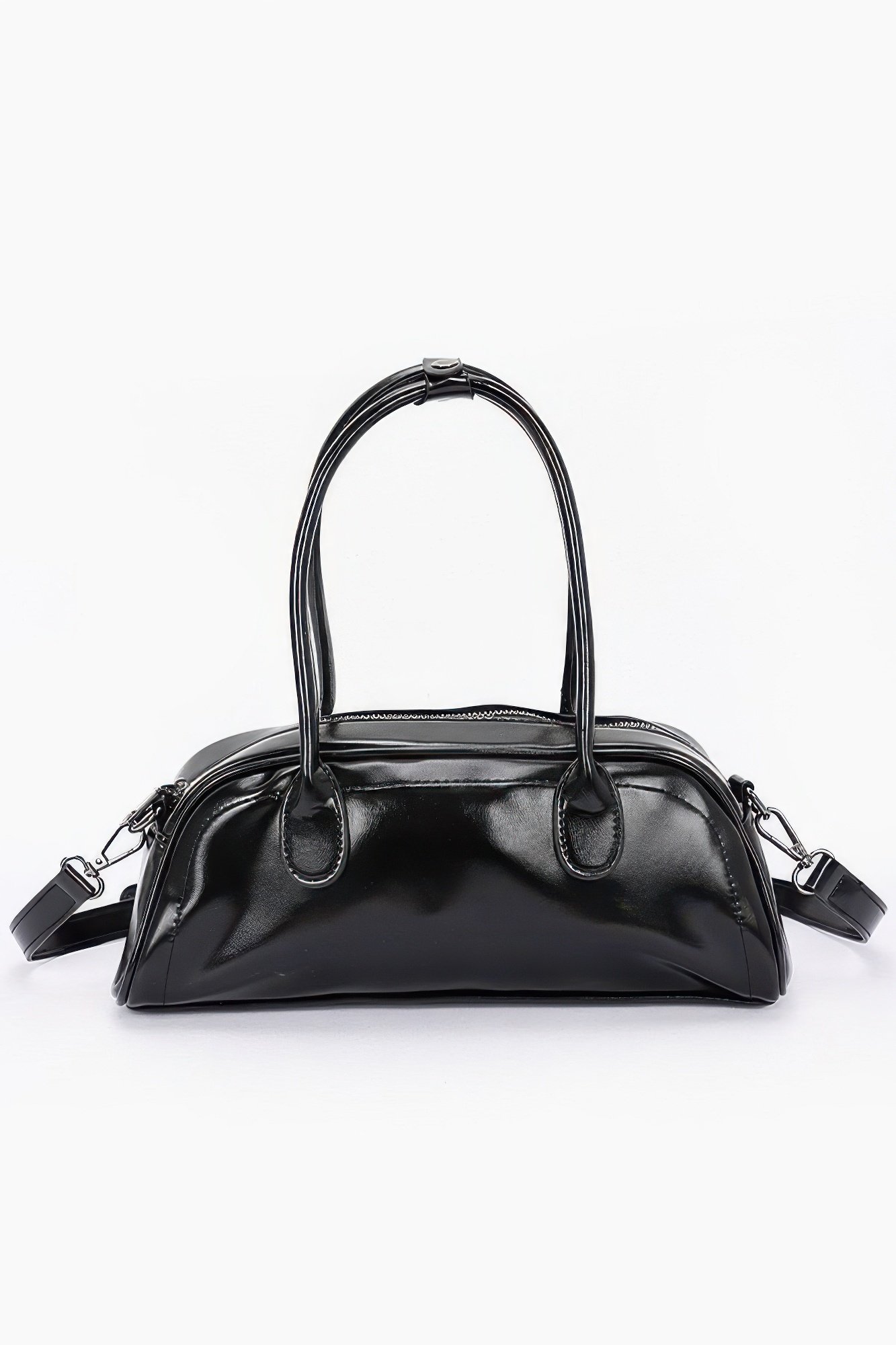 faux leather sport bag