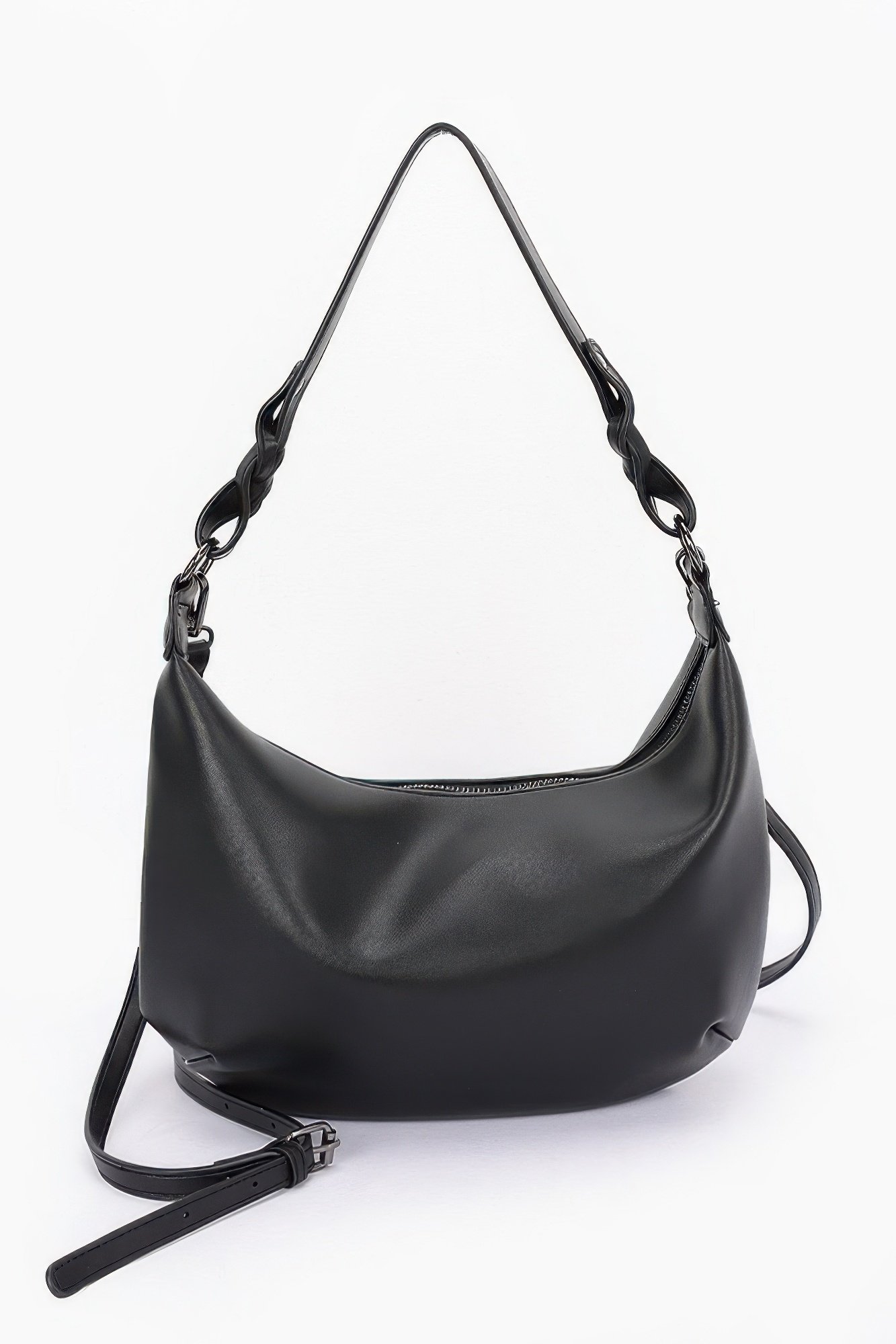 faux strap shoulder bag