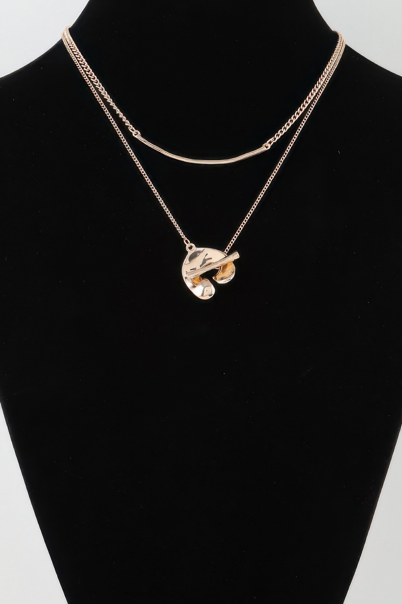 toggle hook chain necklace