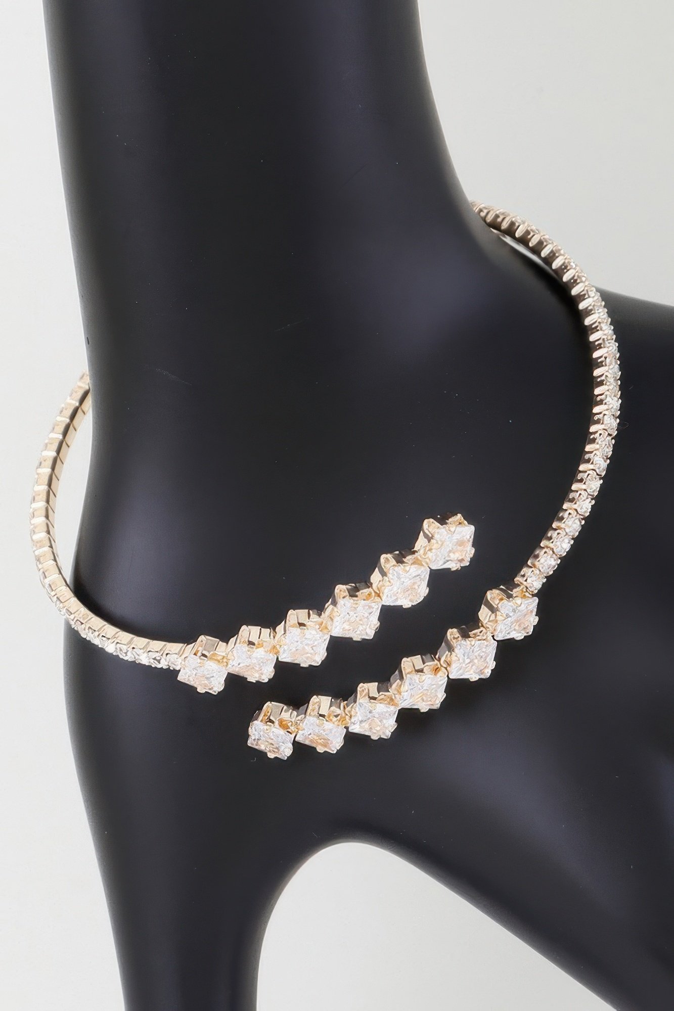 jeweled shiny star wrap bracelet