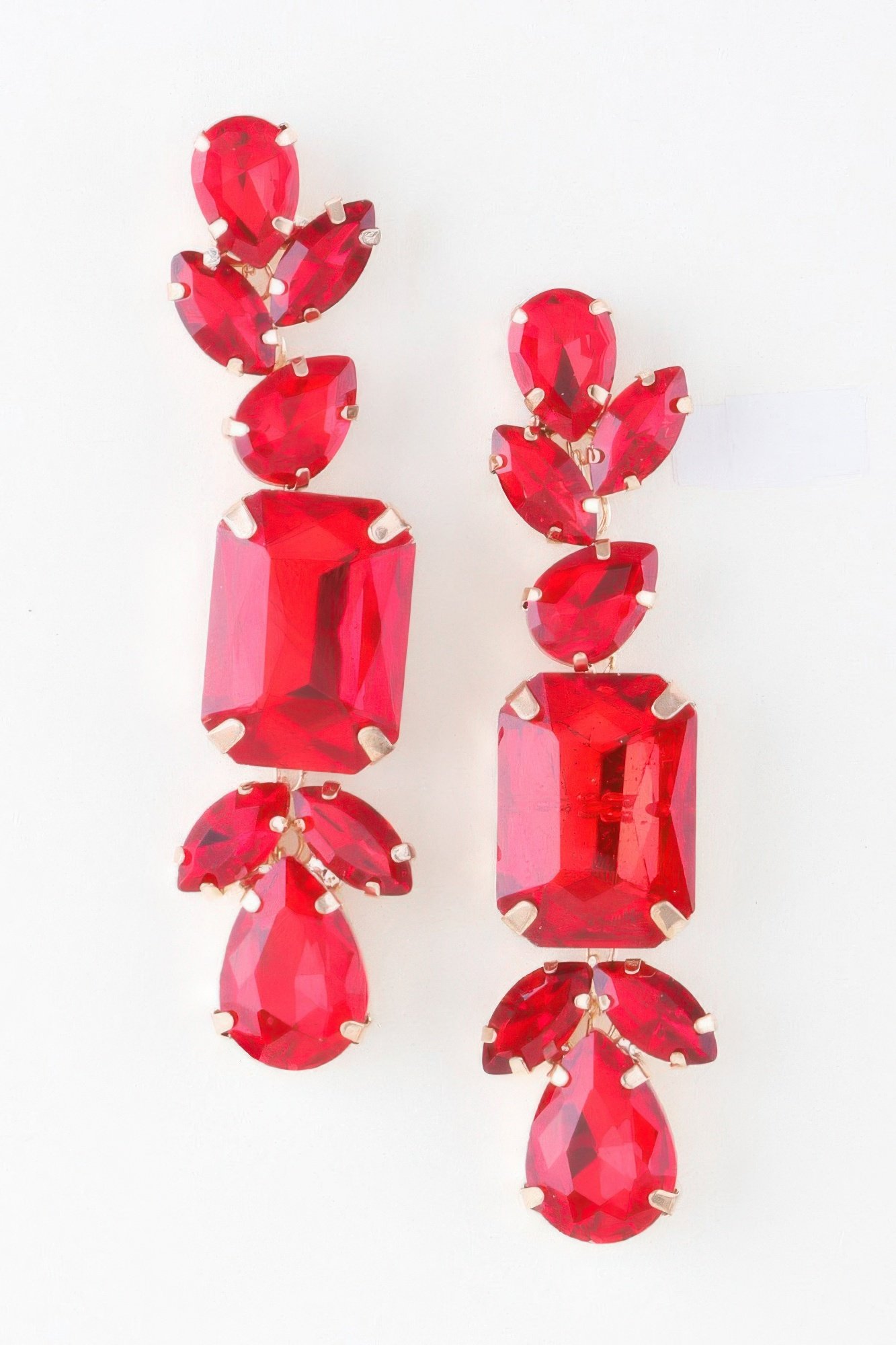 rhinestone dangle drop earrings