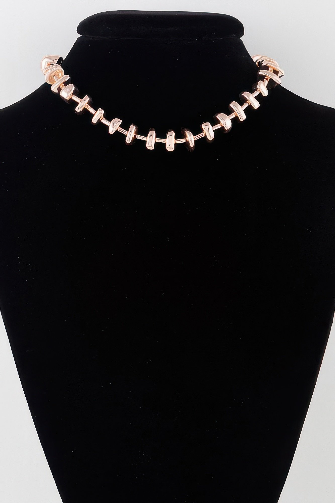 shiny stone charms necklace