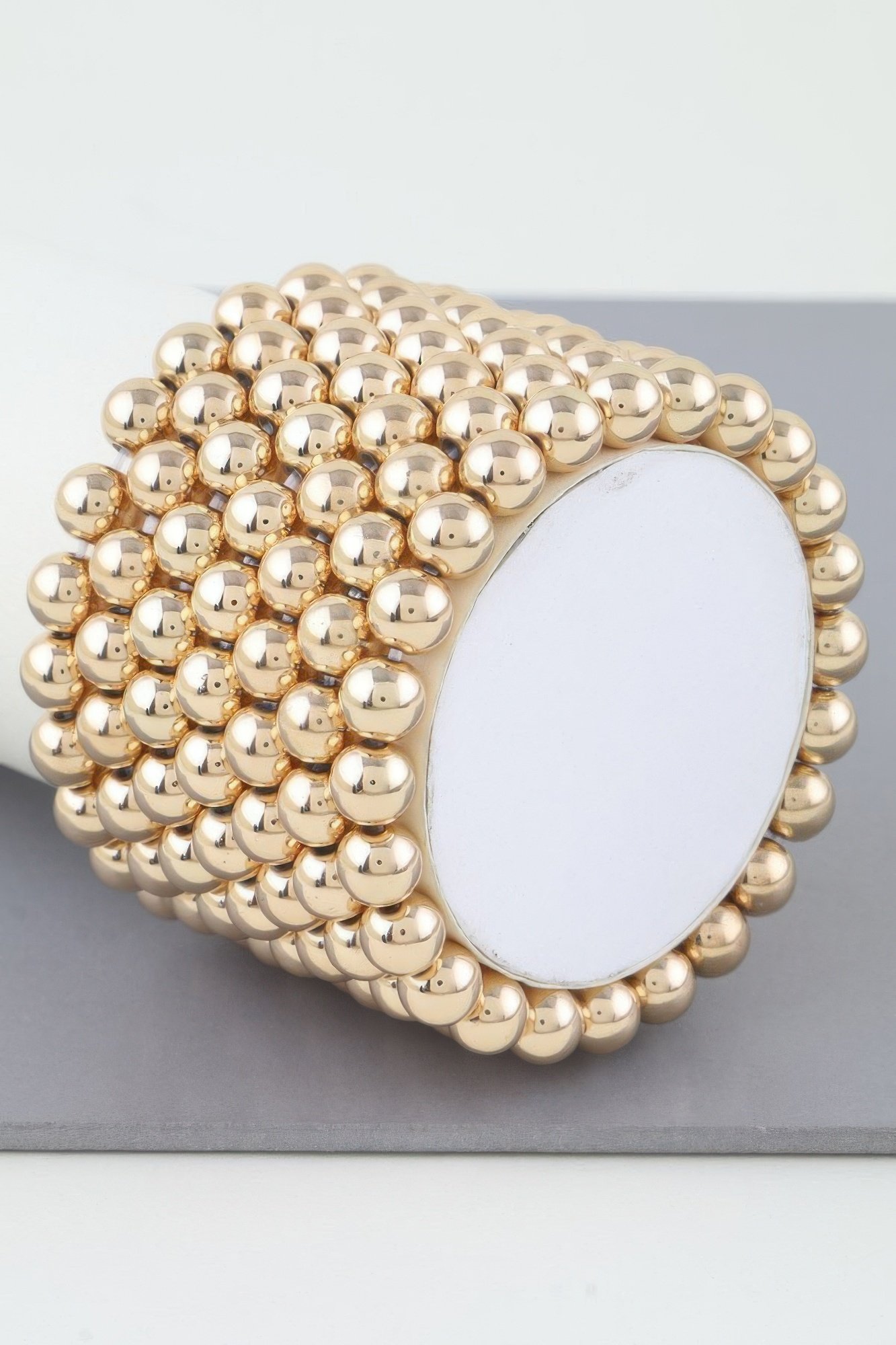 multi beaded cuff bracelet