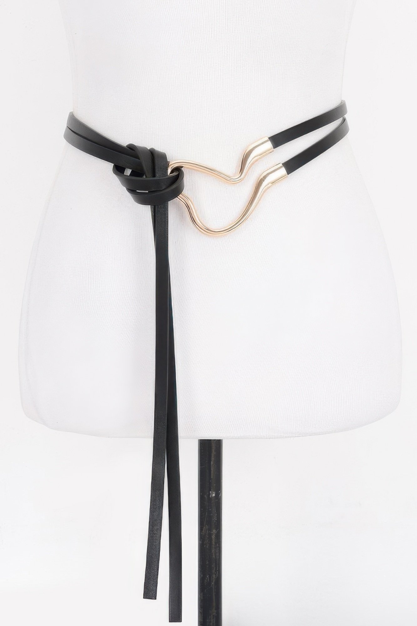 metal buckle wrap belt