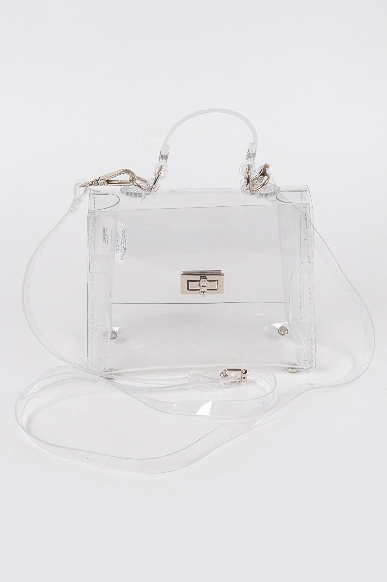 transparent single handle clutch