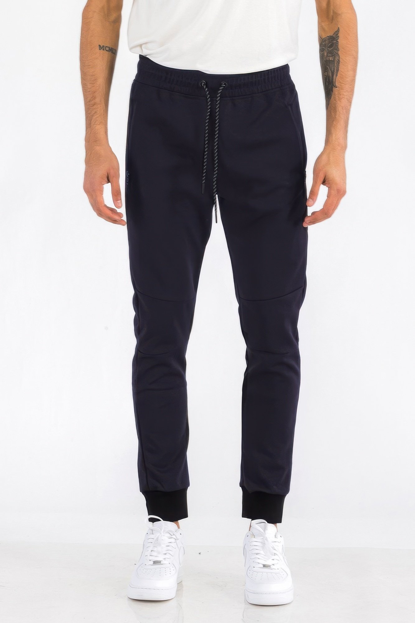 mens solid heathered jogger