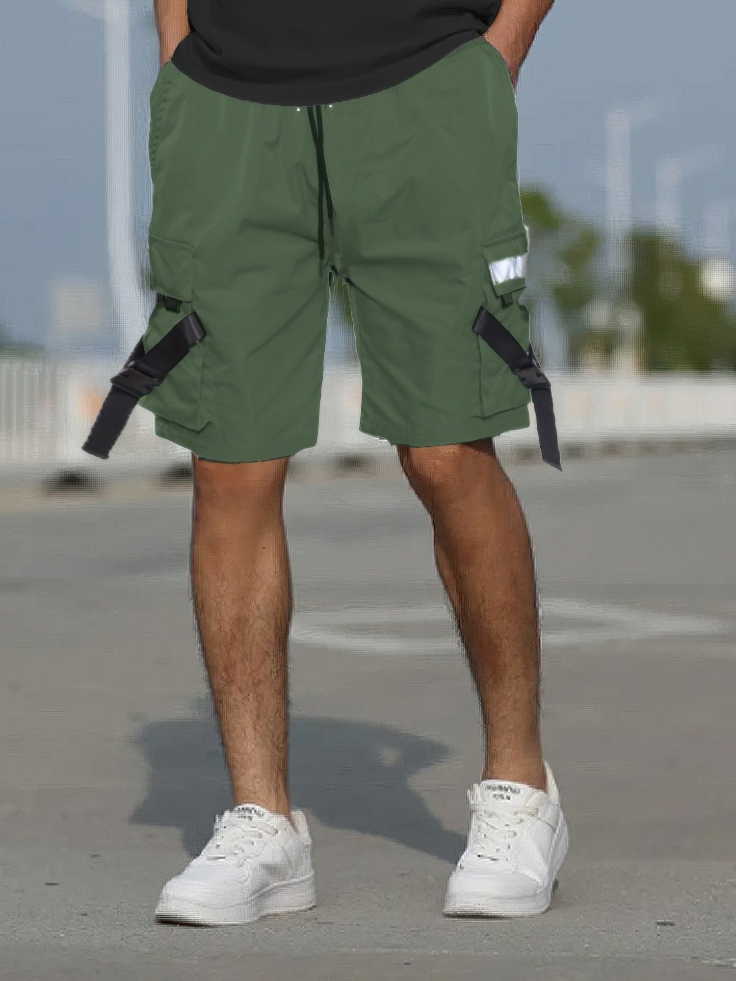 tactical shorts with straps