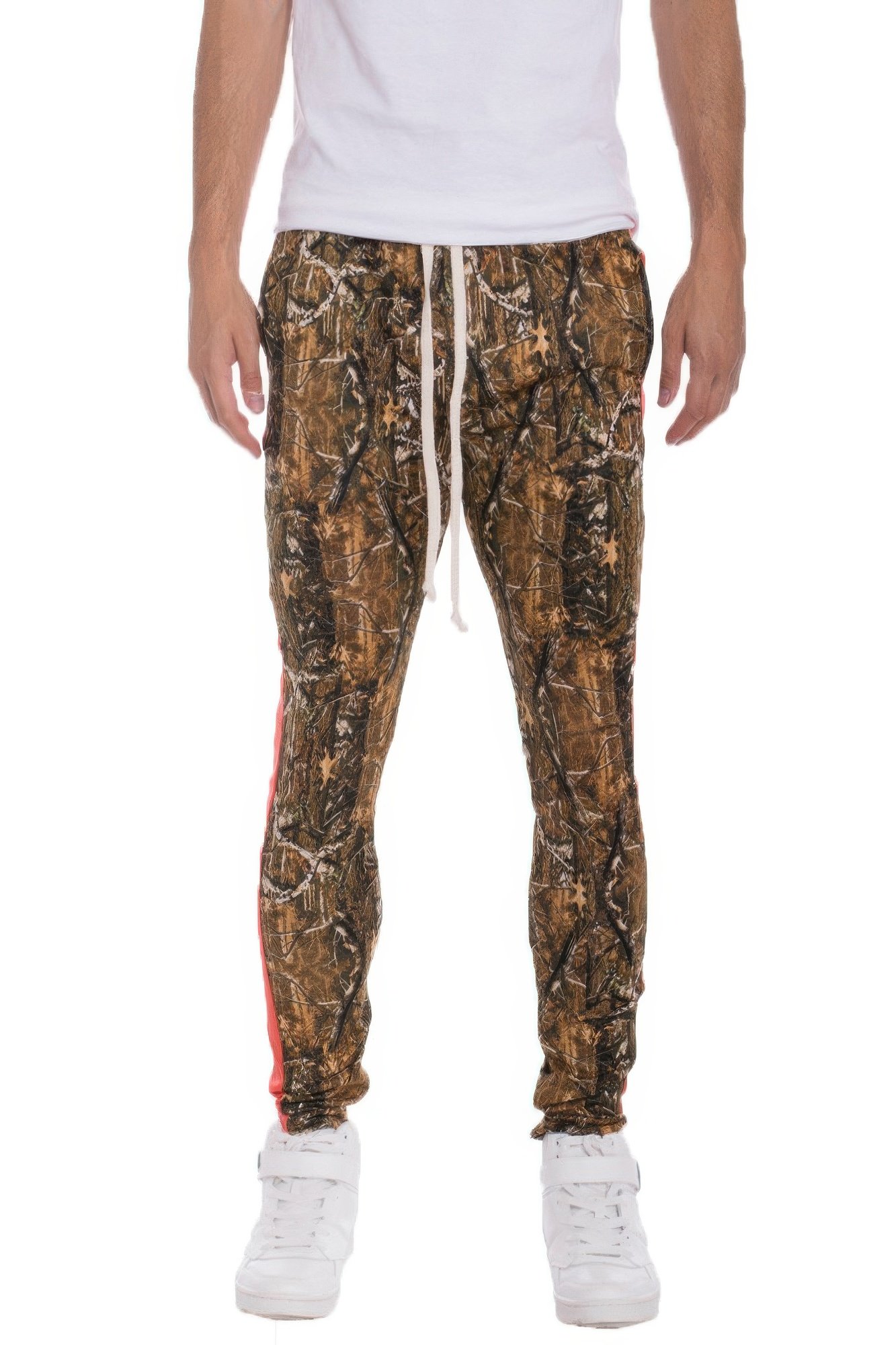 men's hunter camo track pants