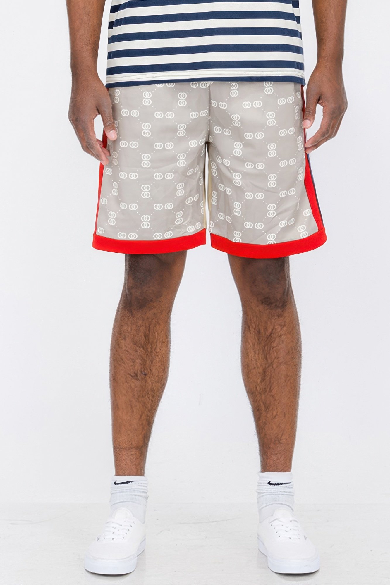 double o tape casual sweat shorts