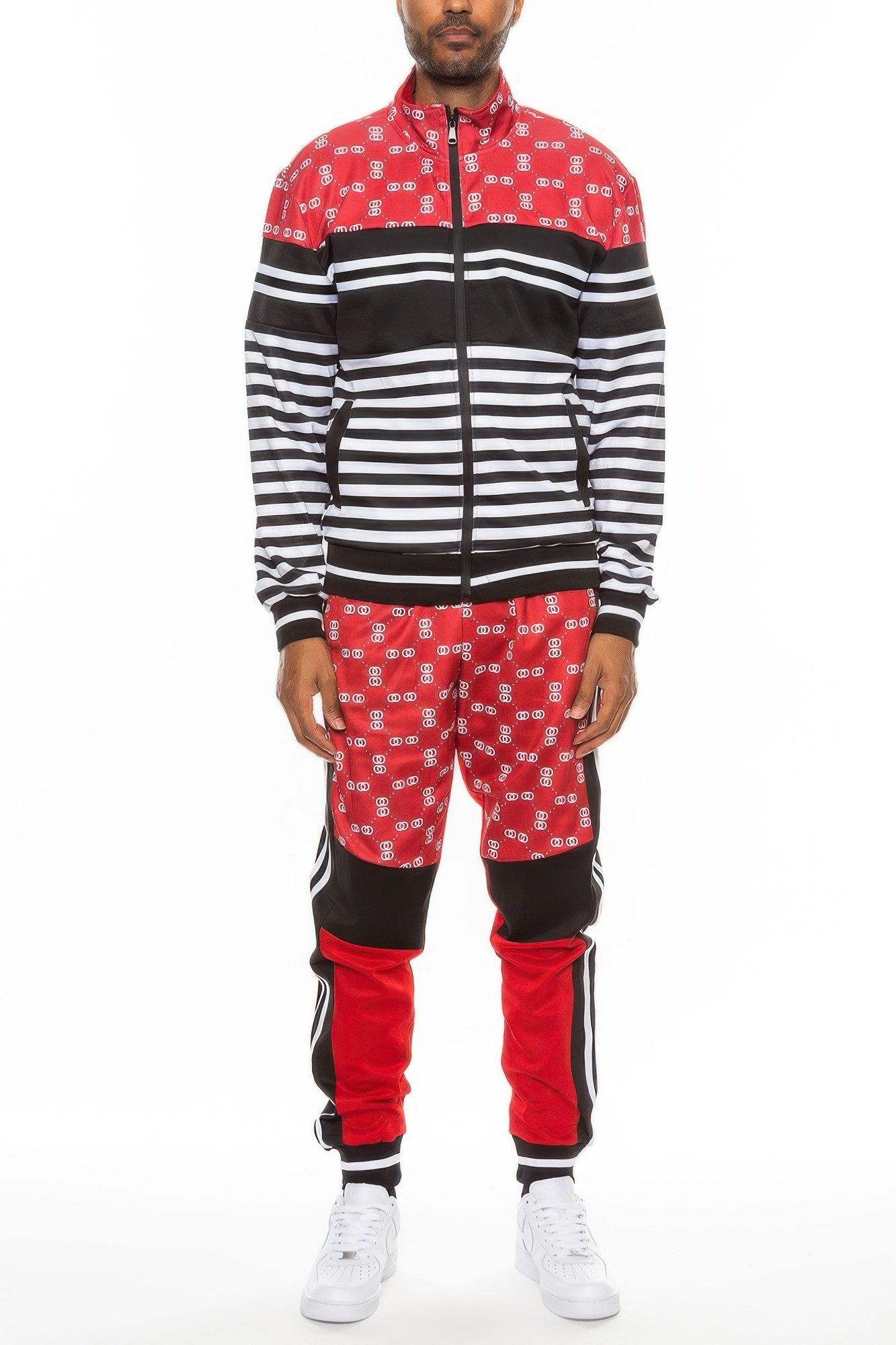 chain link track suit