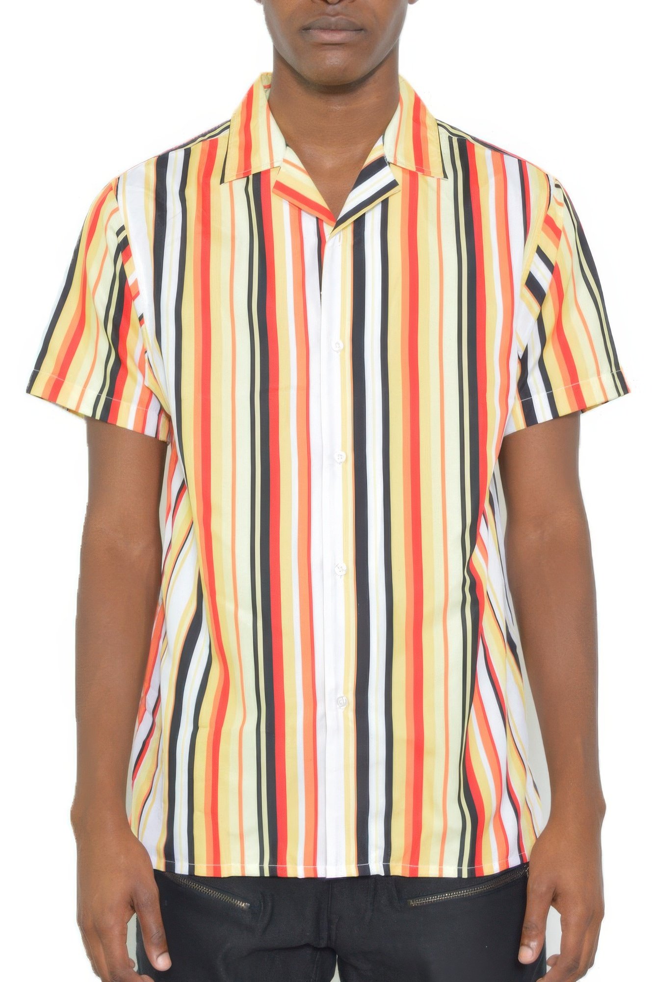mens short sleeve button down