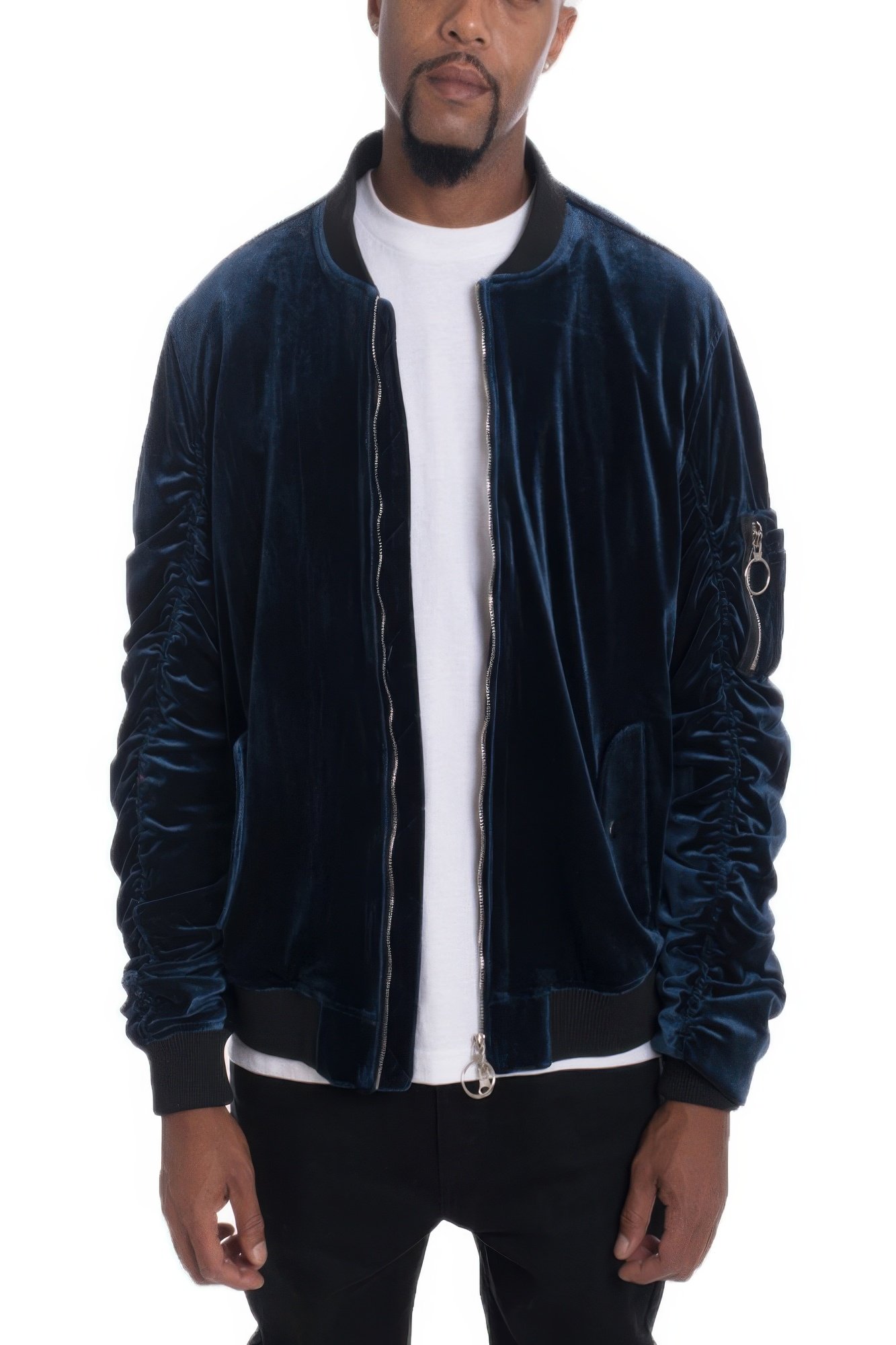 men's casual slim fit bomber jacket