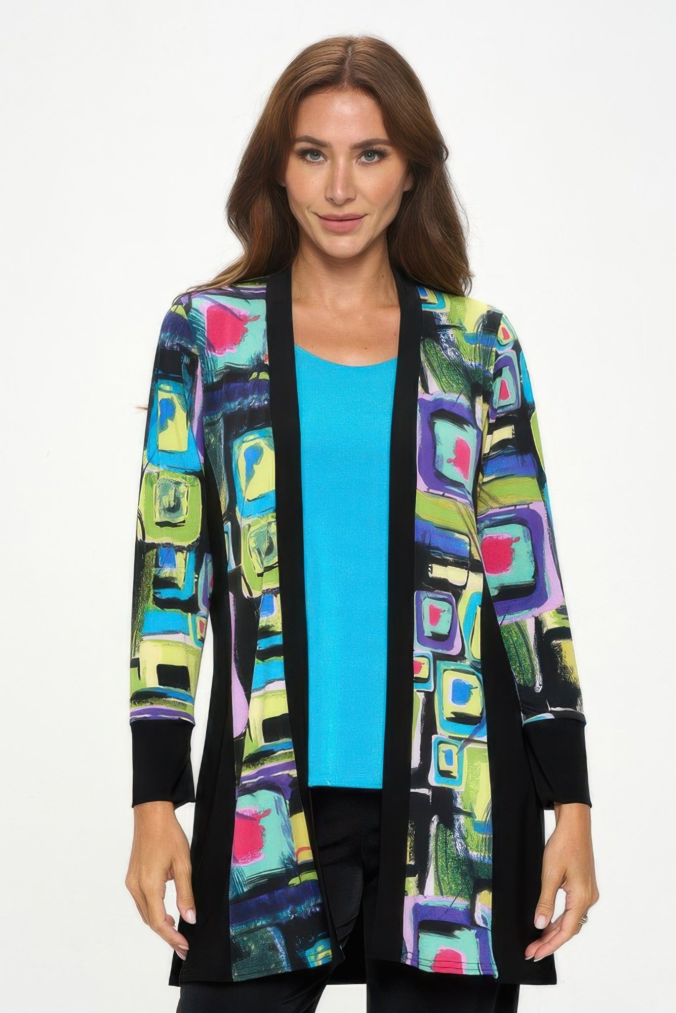 ity contrast cardigan