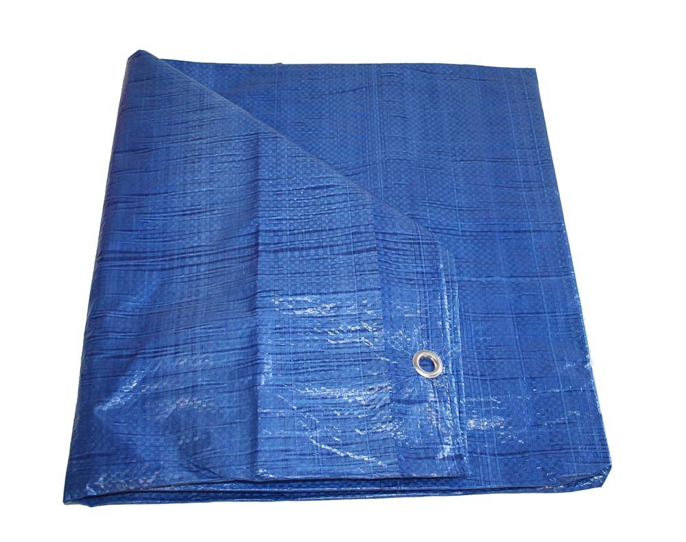 large tarpaulin 5'x7', blue