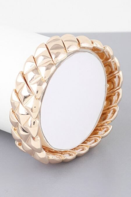 Diamond Scale Cuff Bracelet