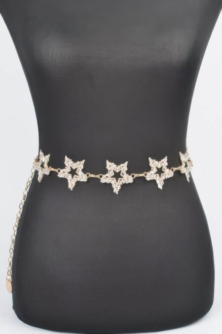 Glass Star Chain Belt