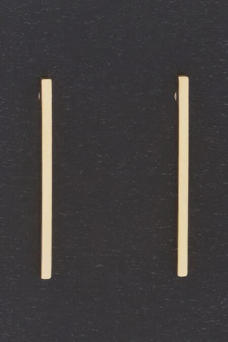 Dipped Metal Bar Earrings