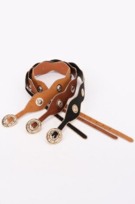 Scalloped Edge Concho Belt